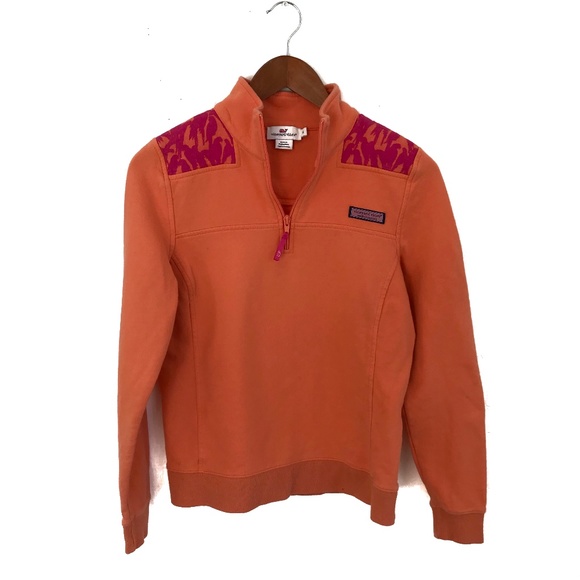 Vineyard Vines Tops - Vineyard Vines Shep Shirt Orange Pink Pullover
